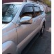 Накладки на дзеркала (2 шт., нерж) Carmos - Турецька сталь для Toyota Land Cruiser Prado 120