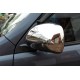 Накладки на дзеркала (2 шт., нерж) Carmos - Турецька сталь для Toyota Land Cruiser Prado 120