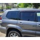 Рейлінги Хром турецькі Пластикові ніжки для Toyota Land Cruiser Prado 120