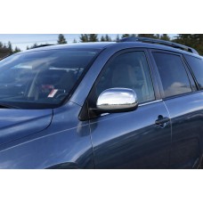 Хромированные Накладки на Зеркала (2 шт.) OmsaLine - Итальянская Нержавейка для Toyota Rav 4 2006-2013 гг