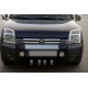 Накладки на фари (2 шт, нерж.) для Ford Connect 2002-2006 рр