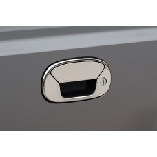 Накладка на задню ручку (нерж.) Carmos - Турецька сталь для Fiat Doblo I 2001-2005 рр