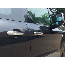 Накладки на ручки (4 шт, нерж) OmsaLine - Італійська нержавійка для Ford Connect 2014-2021 рр