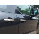 Накладки на ручки (4 шт, нерж) OmsaLine - Итальянская нержавейка для Ford Connect 2014-2021 гг