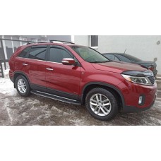 Окантовка вікон (6 шт, нерж) Carmos - Турецька сталь для Kia Sorento II XM 2009-2014 рр