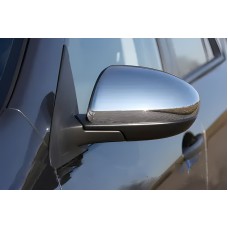 Накладки на зеркала (2 шт) Полированная нержавейка для Mazda 3 2009-2013 гг