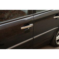 Накладки на ручки (4 шт, нерж) для Mercedes C-class W202 1993-2001 рр