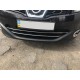 Смужки на нижню решітку (2 шт., нерж) для Nissan Qashqai 2010-2014 рр