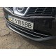 Полоски на нижнюю решетку (2 шт, нерж) для Nissan Qashqai 2010-2014 гг