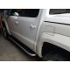 Боковые Подножки Tayga V2 (2 шт., Алюминий) для Volkswagen Amarok 2010-2022 гг