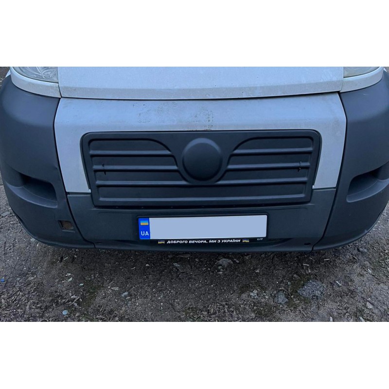 Зимова решітка (2006-2014) Глянцева для Fiat Ducato рр