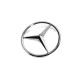 Передня емблема (Туреччина, 16,5 см) для Mercedes Vito W638 1996-2003 рр