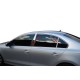 Молдинг дверных стоек (нерж) для Volkswagen Jetta 2011-2018 гг