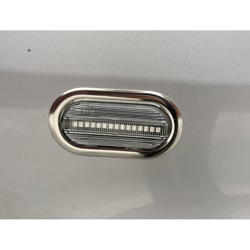 Хром накладки на поворотники (2 шт, нерж) для Volkswagen T5 Multivan 2003-2010 гг