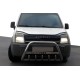 Защита переднего бампера (нерж. сталь) 51 мм для Ford Connect 2006-2009 гг