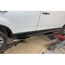 Бічні труби (2 шт., Нерж.) для Kia Sorento II XM 2009-2014 рр