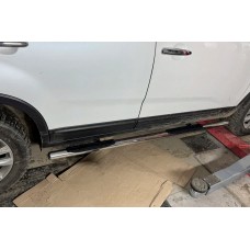 Бічні труби (2 шт., Нерж.) для Kia Sorento II XM 2009-2014 рр