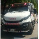 Козирьок на лобове скло V1 (чорний глянець, 5мм) для Iveco Daily 2014- рр