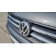 Накладки на решетку (2 шт, нерж) Carmos - Турецкая сталь для Volkswagen Caddy 2015-2020 гг