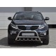 Кенгурятник WT003 (нерж.) для Kia Sportage 2010-2015 рр