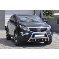Кенгурятник WT003 (нержавейка) для Kia Sportage 2010-2015 гг
