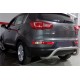 Задня дуга AK007 (нерж.) для Kia Sportage 2010-2015 рр