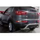 Задня дуга AK007 (нерж.) для Kia Sportage 2010-2015 рр