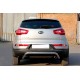 Задня дуга AK007 (нерж.) для Kia Sportage 2010-2015 рр