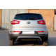 Задня дуга AK007 (нерж.) для Kia Sportage 2010-2015 рр