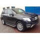 Боковые Подножки BlackLine (2 шт., Алюминий) для Mercedes GLE/ML class W166 2011-2018 гг