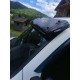 Козырек на лобовое стекло (черный глянец, 5мм) для Fiat Doblo I 2005-2010 гг