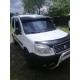 Козырек на лобовое стекло (черный глянец, 5мм) для Fiat Doblo I 2005-2010 гг