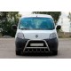 Защита переднего бампера WT003/004 (нержавейка) без надписи, 60 мм для Renault Kangoo 2008-2020 гг