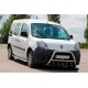 Защита переднего бампера WT003/004 (нержавейка) без надписи, 60 мм для Renault Kangoo 2008-2020 гг