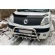 Защита переднего бампера WT003/004 (нержавейка) без надписи, 60 мм для Renault Kangoo 2008-2020 гг