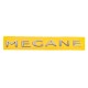 Напис Megane 908897337R (270мм на 25мм) для Renault Megane III рр