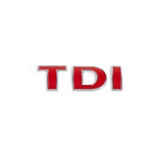 Напис Tdi (прямий шрифт) Червоні TDІ для Volkswagen Crafter 2006-2016 рр