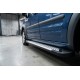 Боковые пороги X5-тип (2 шт., алюминий) Стандартная база для Ford Connect 2010-2013 гг