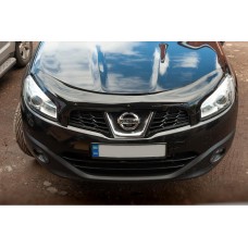 Дефлектор капоту (EuroCap) для Nissan Qashqai 2010-2014рр
