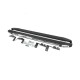 Бокові пороги Omsa Black (2 шт., алюм.) для Peugeot Bipper