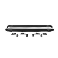 Бокові пороги Omsa Black (2 шт., алюм.) для Citroen Nemo