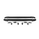 Боковые пороги Omsa Black (2 шт, алюм.) для Citroen Nemo