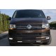 Накладка на передний бампер Sport 2-LED 2015-2018 (под покраску) для Volkswagen T6