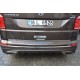 Накладка на задній бампер AMG-style (під фарбування) для Volkswagen T6