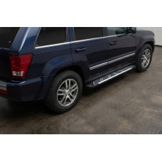 Боковые Подножки Sunrise (2 шт., Алюминий) для Jeep Grand Cherokee WK 2004-2010 гг