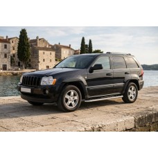 Боковые Подножки Maydos V1 (2 шт., Алюминий и Нержавейка) для Jeep Grand Cherokee WK 2004-2010 гг