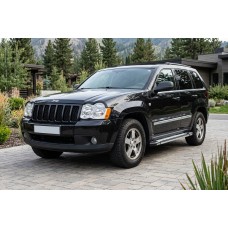 Бокові пороги Rainbow (2 шт., алюміній) для Jeep Grand Cherokee WK 2004-2010 рр