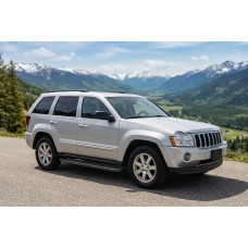 Боковые пороги Bosphorus Black (2 шт., алюминий) для Jeep Grand Cherokee WK 2004-2010 гг