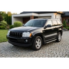 Бокові пороги Duru (2 шт., алюміній) для Jeep Grand Cherokee WK 2004-2010 рр