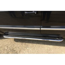 Бокові пороги Maydos V2 (2 шт., нерж) для Jeep Grand Cherokee WK2 2010-2021 рр